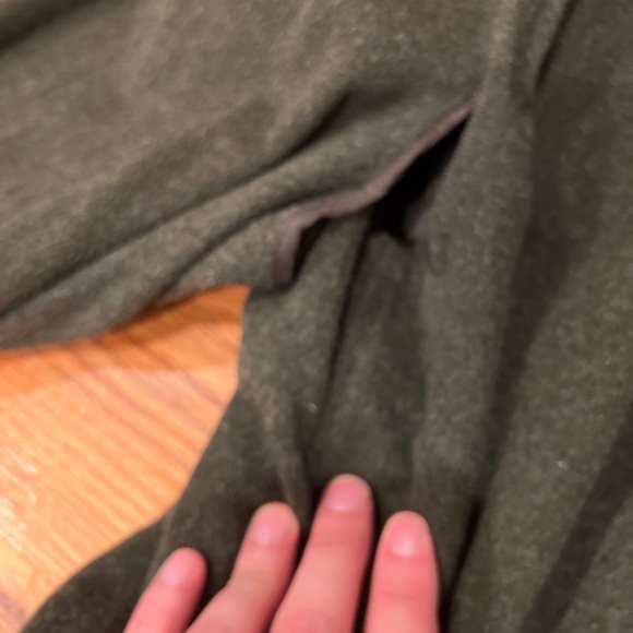 VTG 44 R Steinbock Tyroler Loden Olive Green Wool Blend Over Coat Made Austria. - Picture 7 of 9